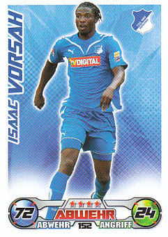 Isaac Vorsah TSG 1899 Hoffenheim 2009/10 Topps MA Bundesliga #152